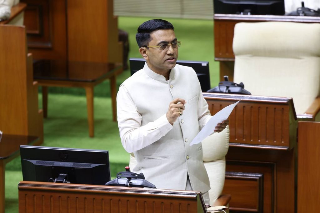 Speaking in the Legislative Assembly, Chief Minister Dr. Pramod Sawant